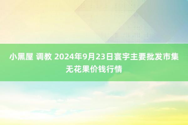 小黑屋 调教 2024年9月23日寰宇主要批发市集无花果价钱行情