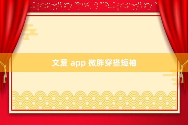 文爱 app 微胖穿搭短袖