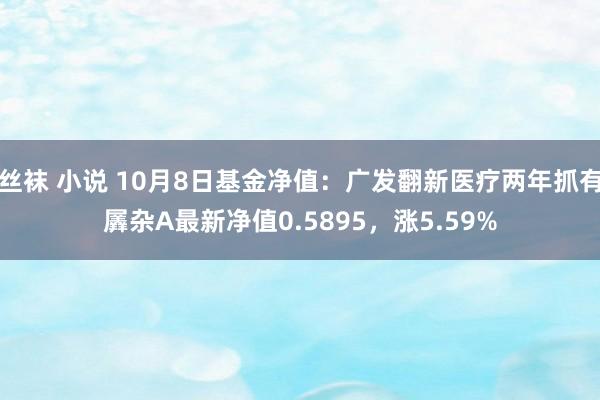 丝袜 小说 10月8日基金净值：广发翻新医疗两年抓有羼杂A最新净值0.5895，涨5.59%