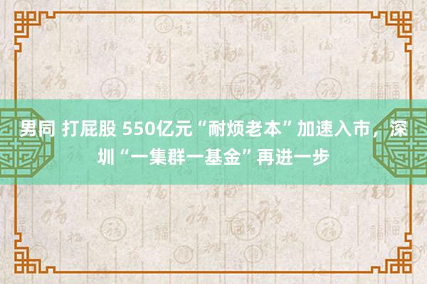 男同 打屁股 550亿元“耐烦老本”加速入市，深圳“一集群一基金”再进一步