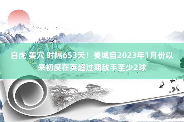 白虎 美穴 时隔653天！曼城自2023年1月份以来初度在英超过期敌手至少2球