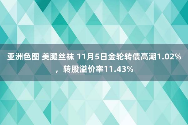 亚洲色图 美腿丝袜 11月5日金轮转债高潮1.02%，转股溢价率11.43%