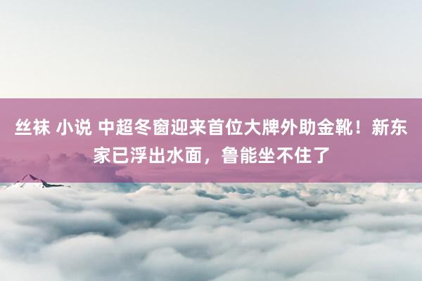 丝袜 小说 中超冬窗迎来首位大牌外助金靴！新东家已浮出水面，鲁能坐不住了